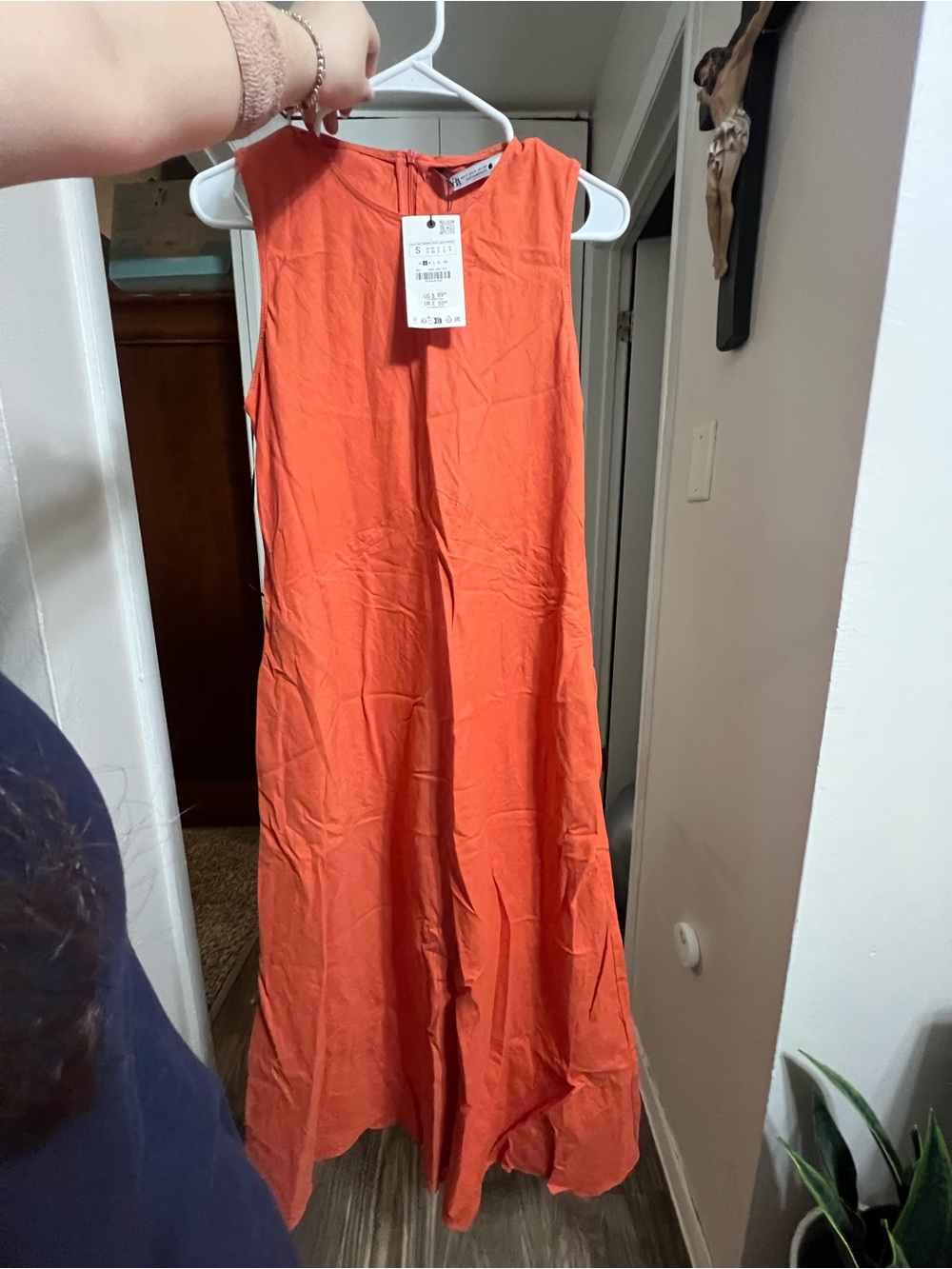 Zara Orange Women’s Maxi Dress